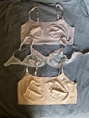 Two Calvin Klein bralettes, XL